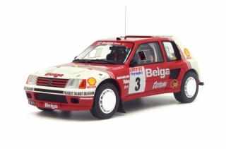 1/18 Peugeot 205 T16 - Rallye Ypres 1985/ Darniche-Mahé 