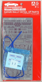 Fotolepty 1/24 - NISSAN 240RS - Safari Rally detail up parts