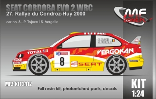 Kit 1/24 MF Zone - Seat Cordoba WRC Evo2 - Rallye du Condroz 2000/ Tsjoen