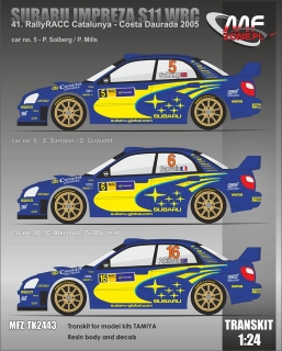 Transkit 1/24 MF Zone - Subaru Impreza S11 WRC - Rally Catalunya 2006/ Solberg