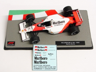 Decals "MARLBORO" - McLaren MP4/5B 1990/ Ayrton Senna