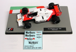 Decals "MARLBORO" - McLaren MP4/2B 1985/ Alain Prost