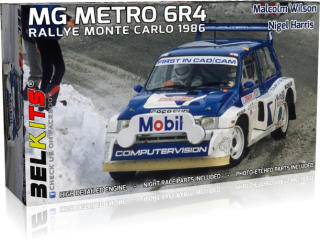 Plastic kit 1/24 - MG Metro 6R4, Rally Monte Carlo 1986/ M. Wilson