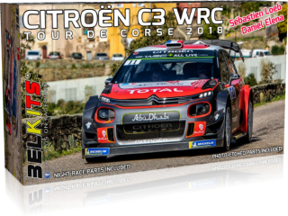 Plastic kit 1/24 - Citroen C3 WRC, Tour de Corse 2018/ S. Loeb