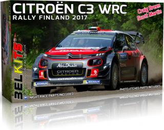 Plastic kit 1/24 - Citroen C3 WRC, Rally Finland 2017/ C. Breen