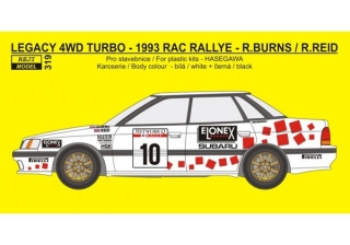 Transkit 1/24 - Subaru Legacy RS - RAC Rally 1993 - Burns / Reid