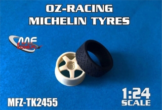 Transkit 1/24 MF Zone - OZ-Racing Michelin Tyres (5 pieces)