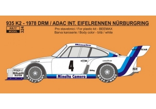 Decal 1/24 - Porsche 935 K2 - 1978 DRM Int.ADAC - Eifelrennen Nürburgring