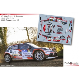 Decal 1/43 - Eric Mauffrey - Skoda Fabia R5 Evo - Rally Touquet 2020