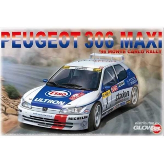 Plastic kit 1/24 - Peugeot 306 MAXI - Rally Monte Carlo 1996/ F. Delecour