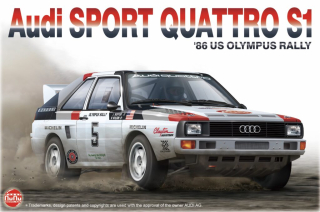 Plastic kit 1/24 - Audi Sport Quattro S1 - US Olympus Rally 1986