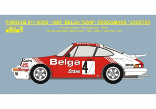 Transkit 1/24 - Porsche 911 SCRS - 1984 "Belga team" - Droogmans / Joosten
