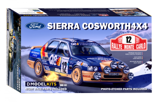 Plastic kit 1/24 - FORD SIERRA COSWORTH 4X4 RALLY MONTECARLO 1991