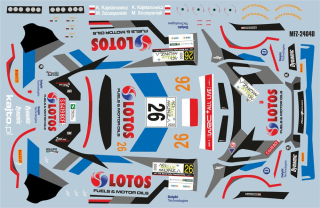 Decal 1/24 MF Zone - Škoda Fabia Rally2 evo - FORUM8 ACI Rally Monza 2020