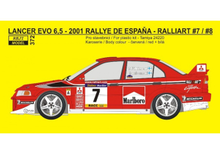 Transkit 1/24 - Mitsubishi Lancer EVO 6,5 - 2001 Rallye de Espaňa #7 / #8