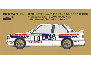 Decal 1/24 - BMW M3 - 1989 Portugal / Tour de Corse / Ypres - Duez / Lopes