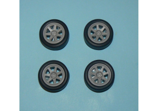 1/24 Reji Model -Wheels + tyres(tarmac)– Tecno Magnesio for Subaru Legacy/BMW M3