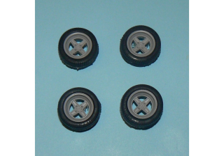 1/24 Reji Model -Wheels + tyres ( tarmac ) – Enkei / 4 pcs / for Nissan 240RS