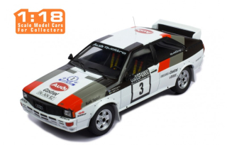 1/18  AUDI QUATTRO #3 H.MIKKOLA - A. HERTZ - WINNER RALLY 1000 LAKES 1982