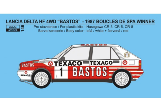 Transkit 1/24 - Lancia Delta HF 4WD „Bastos“ - 1987 Boucles de Spa winner