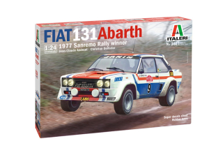 Plastic kit 1/24 - Fiat 131 Abarth - Winner Sanremo Rally 1977/ Andruet