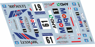 Decal 1/24 MF Zone - Mitsubishi Lancer EVO 7 J. Kulig – Tour de Corse 2003