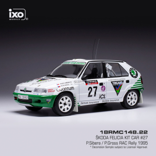 1/18 ŠKODA FELICIA Kit Car #27 P.Sibera / P.Gross RAC Rally 1995