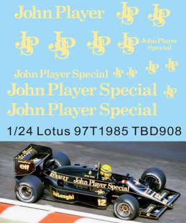 Decals "JPS" - Lotus 97T 1985