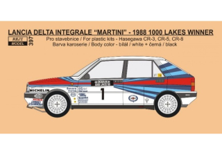 Transkit 1/24 - Lancia Delta HF Integrale „Martini“ - 1988 1000 Lakes winner - Alen